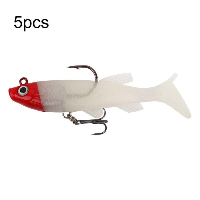 5 Roadrunner Soft Luminous Leadhead Lures