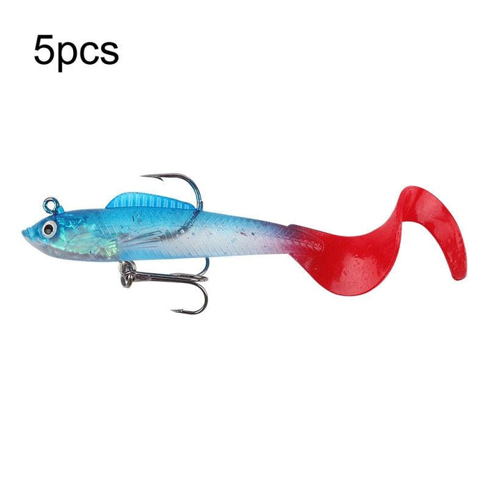 5 Roadrunner Soft Luminous Leadhead Lures