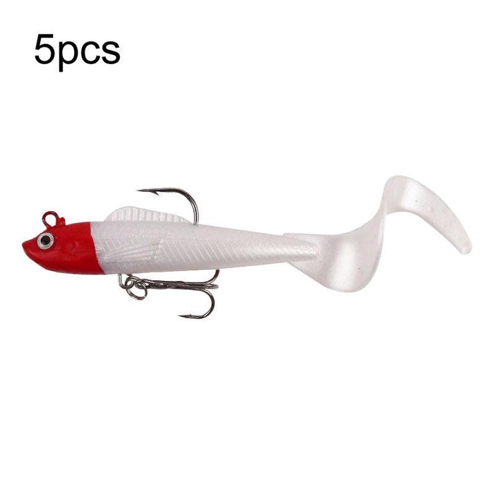 5 Roadrunner Soft Luminous Leadhead Lures