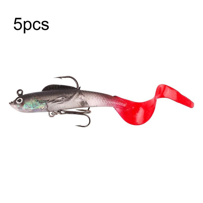 5 Roadrunner Soft Luminous Leadhead Lures