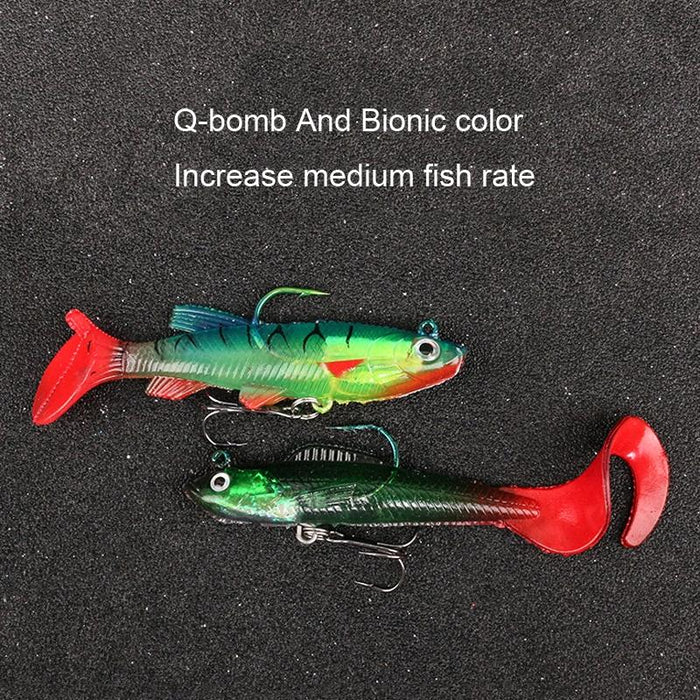 5 Roadrunner Soft Luminous Leadhead Lures