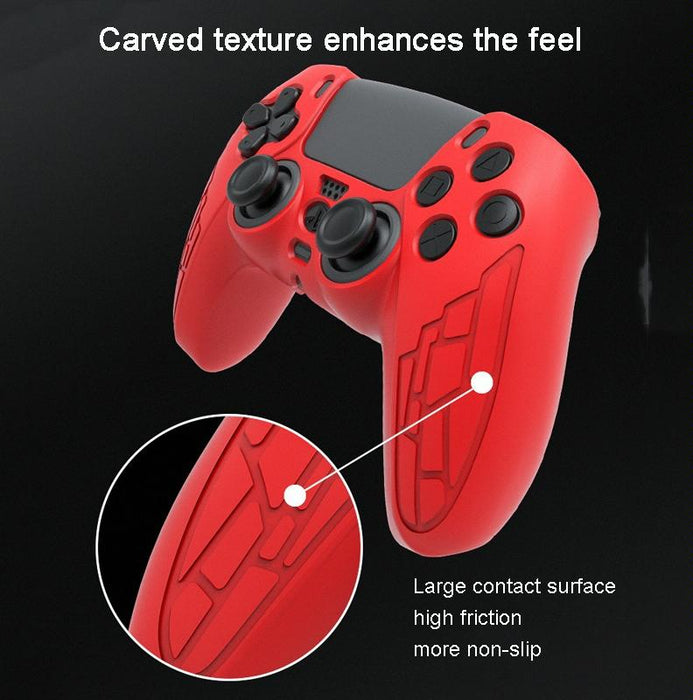 For Ps5 Gamepad Silicone Case Non-Slip Texture Thickened Protective Cover