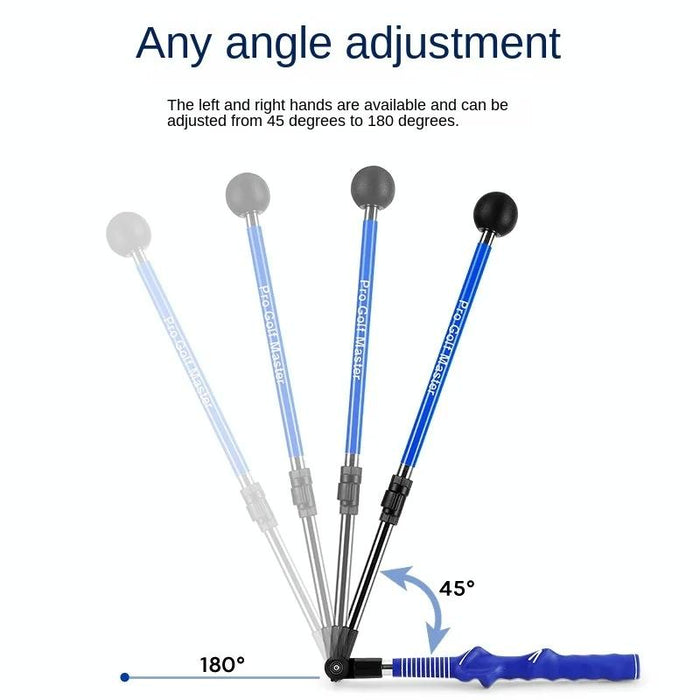 Hgb023 Foldable Golf Swing Trainer Correction Practitioner Adjustable Length Angle Trainer For Beginner