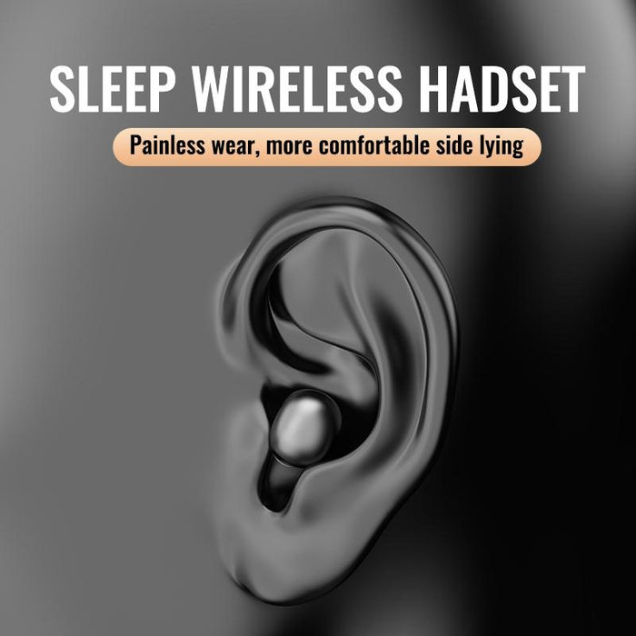 Mini Sleep Tws Earphones Noise Reduction Wireless Bluetooth Earbuds With Square Compartment