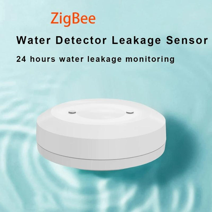 Zigbee Wifi Water Leak Detector Water Sensor Alarm Support Tuya App / Google Assistant / Aleax / Yandex Alice