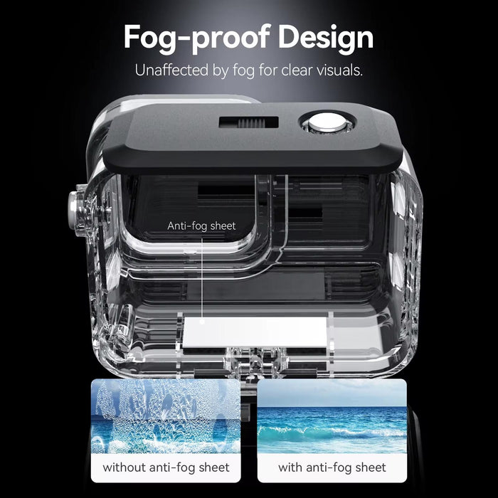 For Insta360 Ace Pro Camera 45M Waterproof Case Underwater Diving Housing Cover