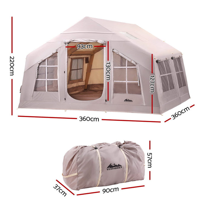 Camping Tent Inflatable Beach Tent 6 Person 360Cm