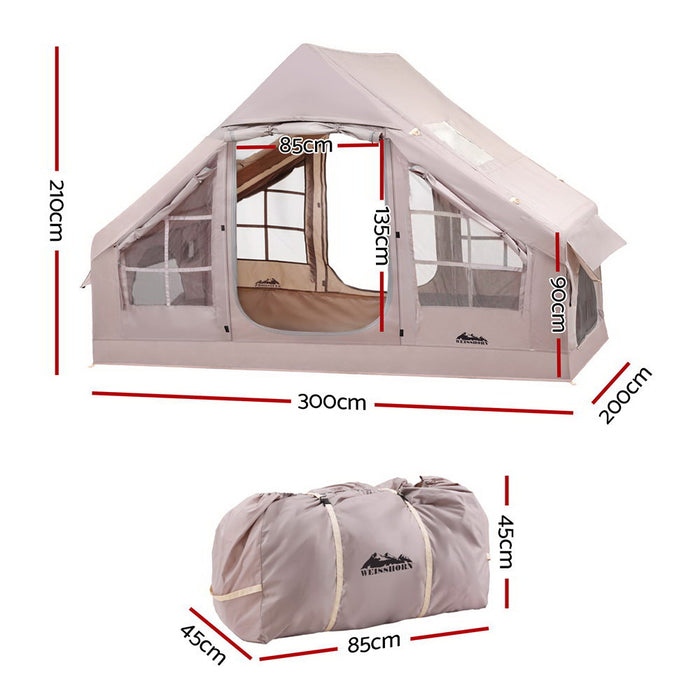 Camping Tent Inflatable Beach Tent 6 Person 300Cm