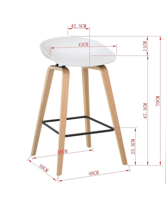 Bar Stool White