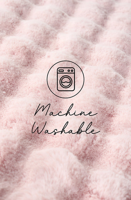 Washable Rug - Blush 100X100Cm