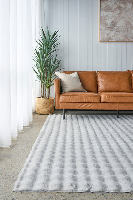 Washable Rug - Silver 160X100Cm