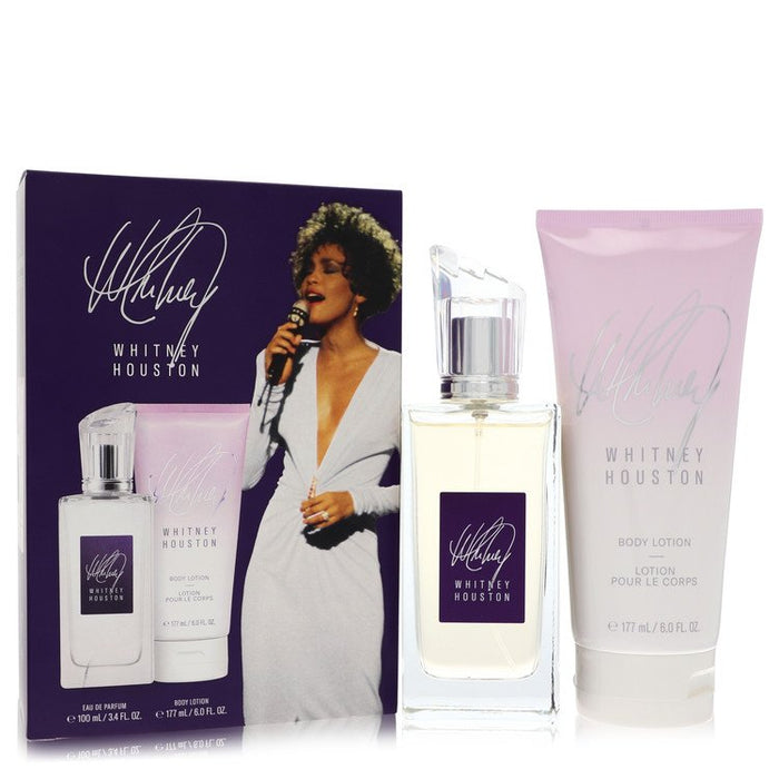 Whitney Houston Gift Set - 3.4 Oz Eau De Parfum Spray + 6 Oz Body Lotion For Women