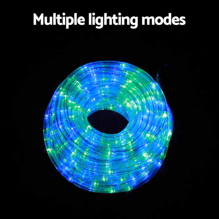 20M Christmas Lights String Rope Light Decoration 600 Led Colourful