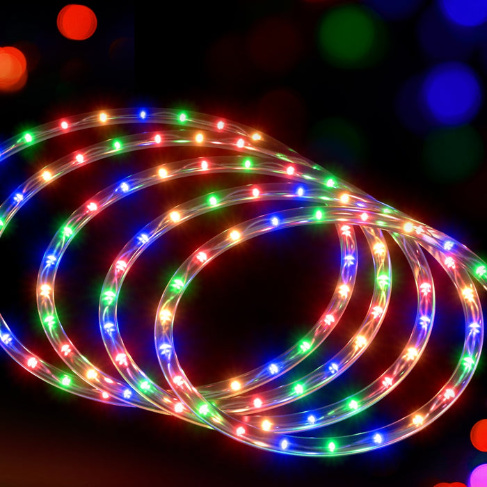 20M Christmas Lights String Rope Light Decoration 600 Led Colourful