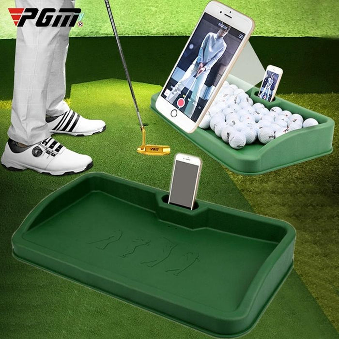 100 Balls Golf Service Box With Phone Stand - Black Character Pattern