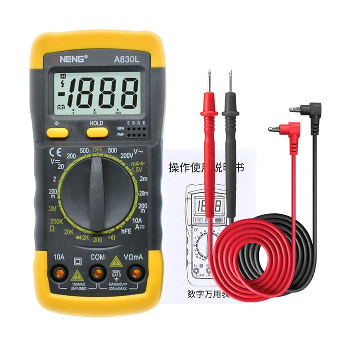 A830l Lcd Digital Multimeter Ac Dc Voltage Diode