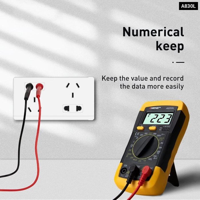 A830l Lcd Digital Multimeter Ac Dc Voltage Diode