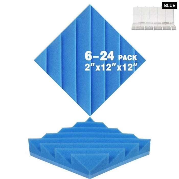 Absorption Foam Panel 6-24 Pcs Sound Absorber Diamond