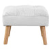 Goslash Picks Accent Ottoman Chair Footstool Leathaire