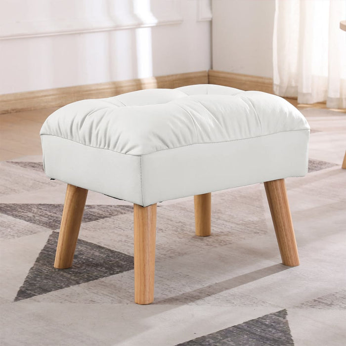 Goslash Picks Accent Ottoman Chair Footstool Leathaire