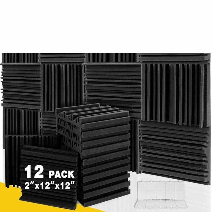 Acoustic Studio Broadband Sound Absorber 12 Pcs Home