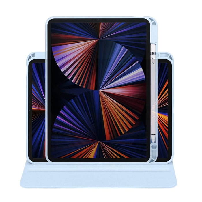 Acrylic 360 Degree Rotation Tablet Leather Case For Ipad