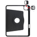 Acrylic 360 Degree Rotation Tablet Leather Case For Ipad