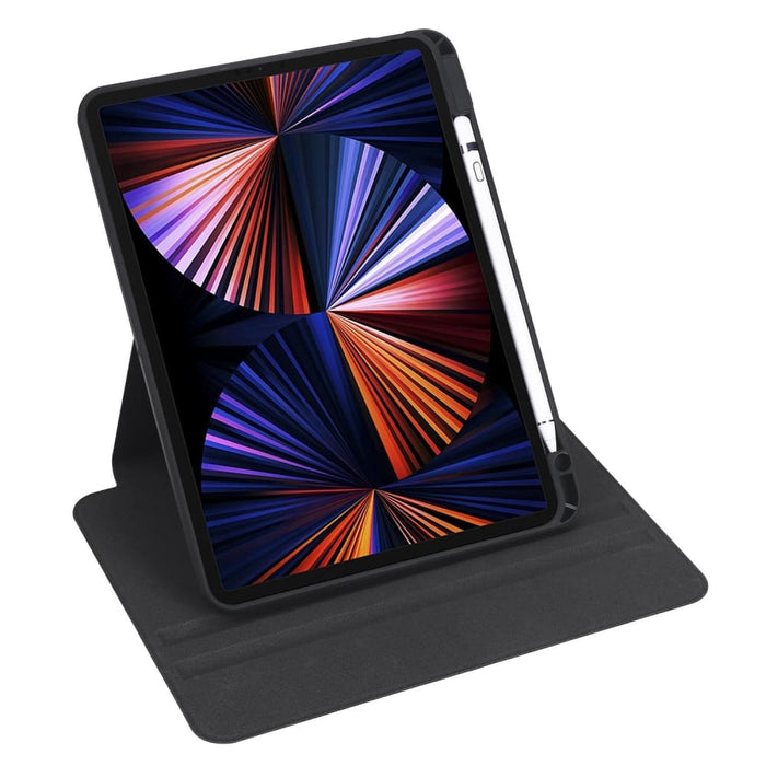 Acrylic 360 Degree Rotation Tablet Leather Case For Ipad