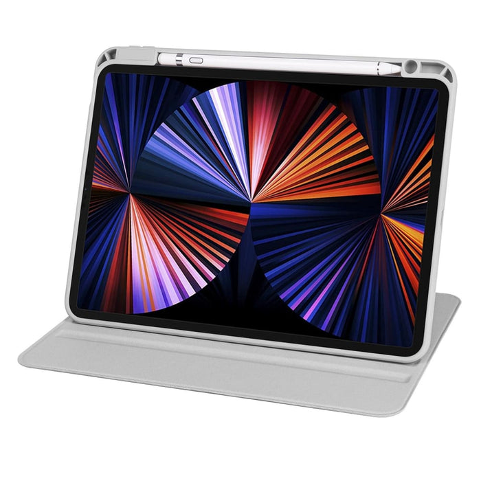 Acrylic 360 Degree Rotation Tablet Leather Case For Ipad