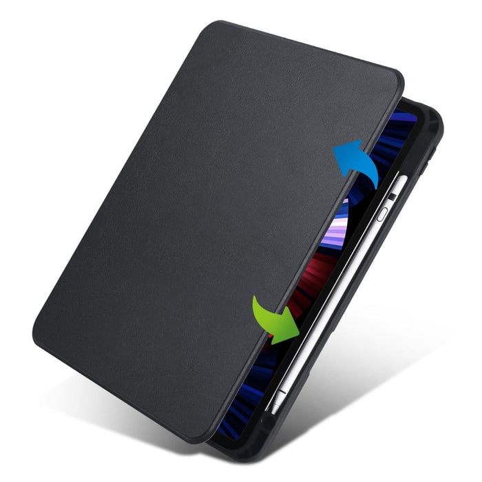 Acrylic 360 Degree Rotation Tablet Leather Case For Ipad