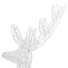 Xxl Acrylic Christmas Reindeer 250 Led 180 Cm Warm White