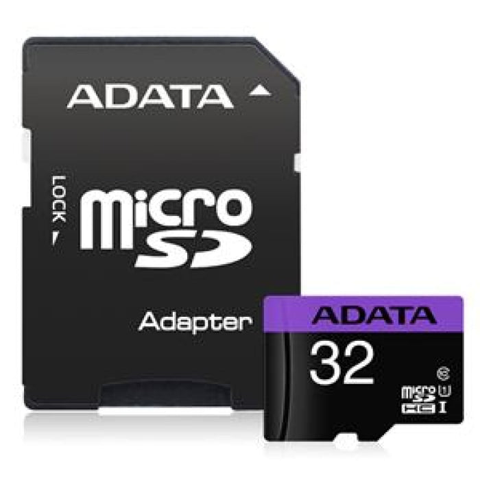 Adata Premier Microsdhc Uhs-i Card With Adapter 32gb