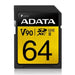 Adata Premier One V90 Uhs-ii Sdxc Card 64gb