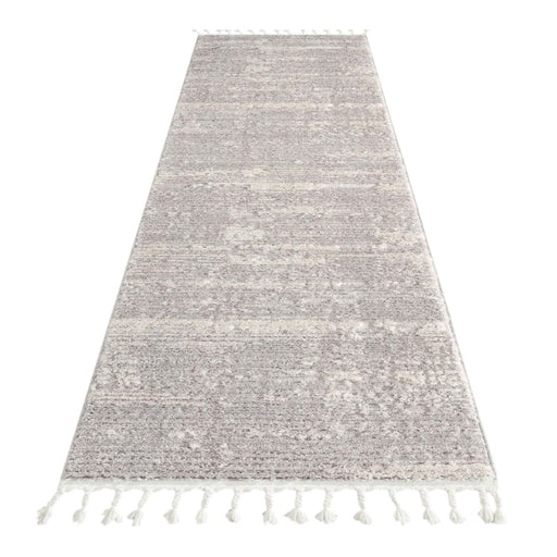 Addie Soft Pile Rug Light Grey 120x180