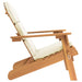 Adirondack Garden Chair With Cushions Solid Wood Acacia