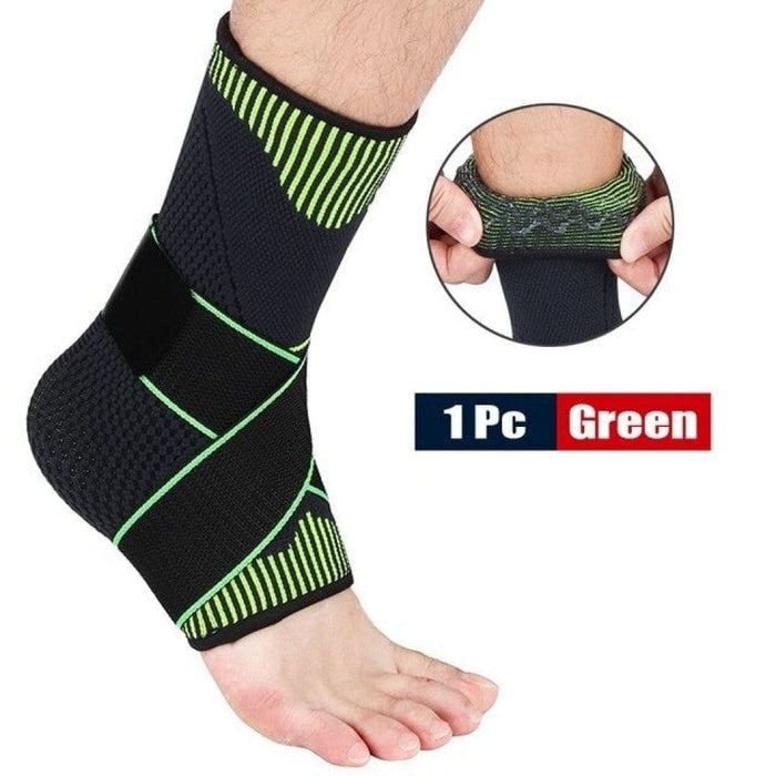 Adjustable Ankle Brace Sprained Pain Swelling For Cycling