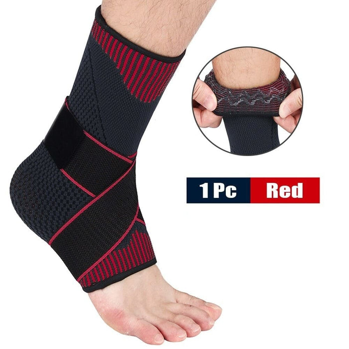 Adjustable Ankle Brace Sprained Pain Swelling For Cycling