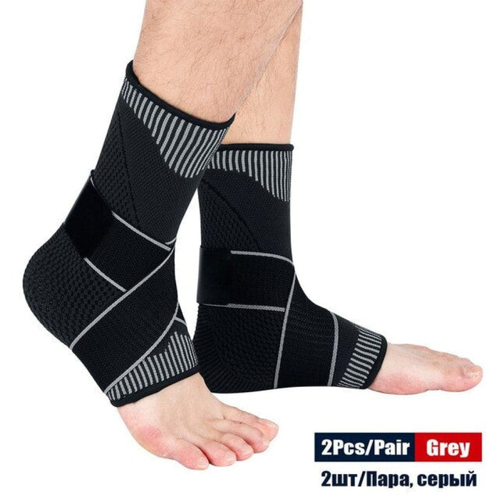 Adjustable Ankle Brace Sprained Pain Swelling For Cycling