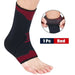 Adjustable Ankle Brace Sprained Pain Swelling For Cycling