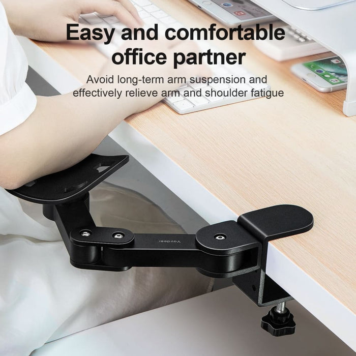 Adjustable Armrest Ergonomic Wrist Rest Mouse Pad Arm 360°