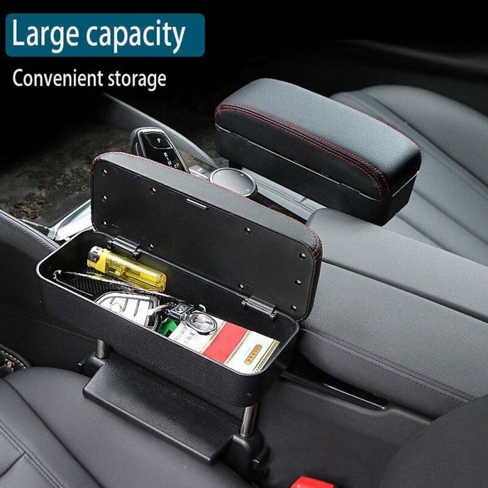 Adjustable Car Armrest Organizer Box Universal Central