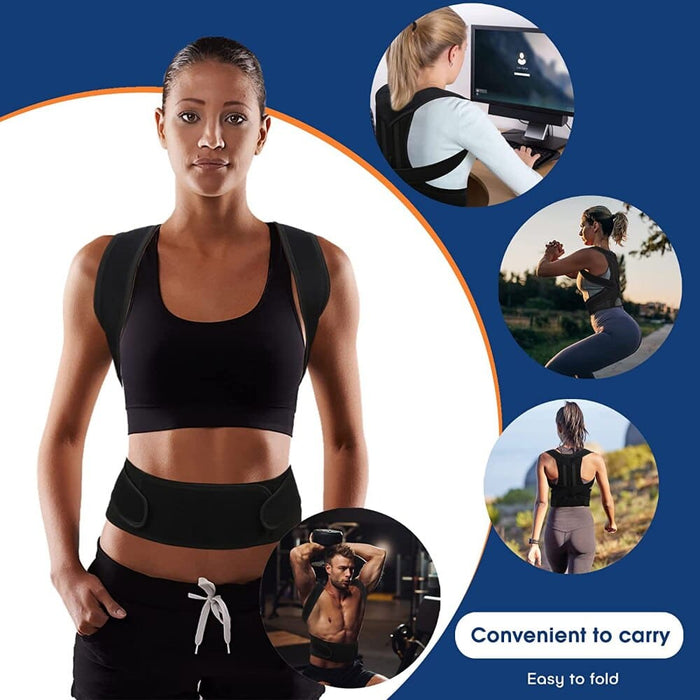 Adjustable Back Waist Posture Correction Belt For Men Women