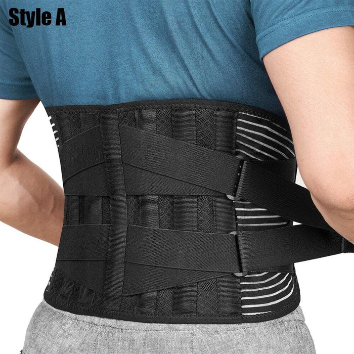 Adjustable Breathable Back Support Belt With 6 Stays