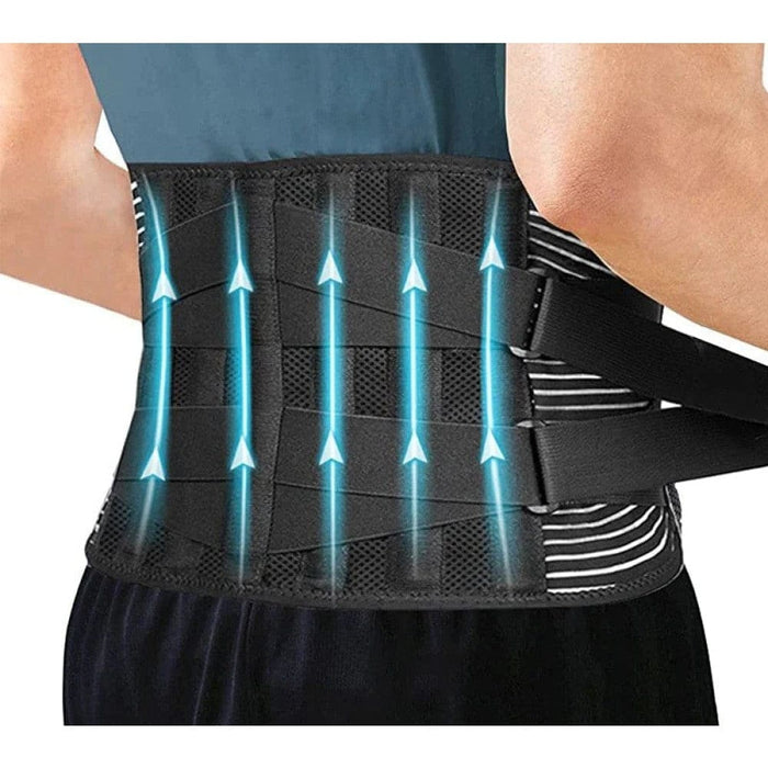 Adjustable Breathable Back Support Belt With 6 Stays