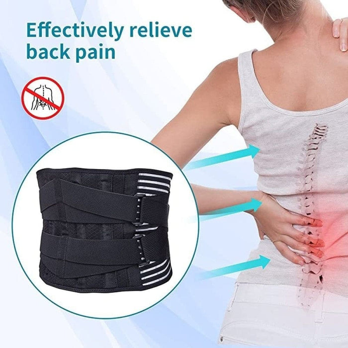 Adjustable Breathable Back Support Belt With 6 Stays