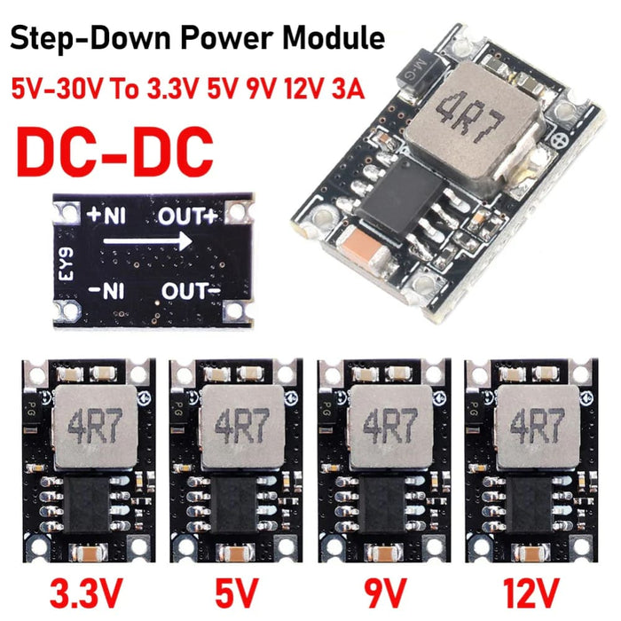 Adjustable Buck Converter Module For Car/motorcycle Battery