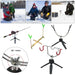 Adjustable Double Head Ice Fishing Rod Holder