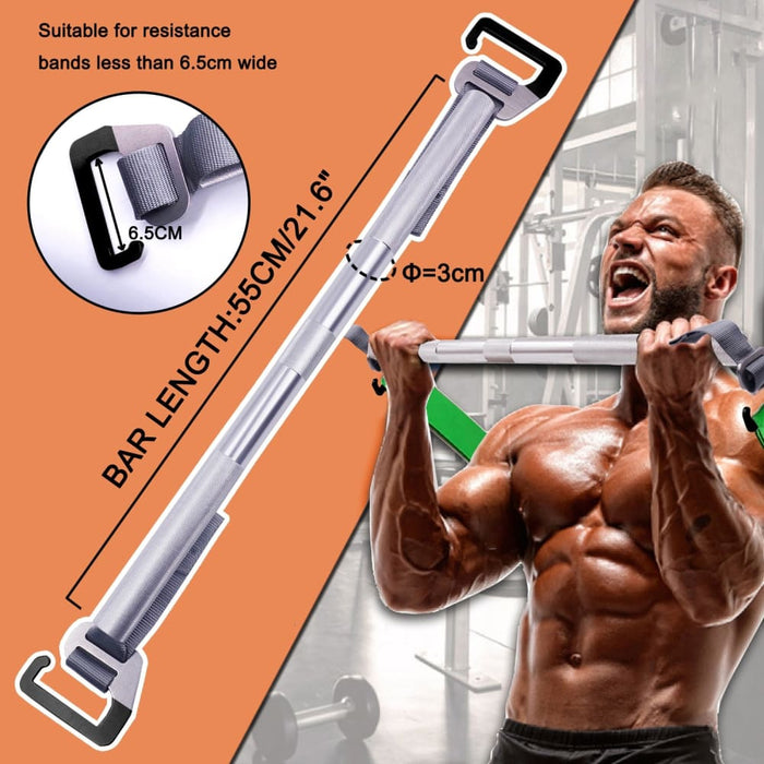 Adjustable Exercise Bar With Large E-type Hook Metal