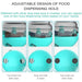 Adjustable Food Dispensing Tumbler Treat Ball With Leaky