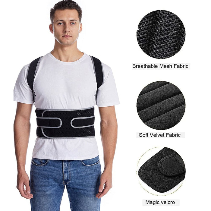 Adjustable Fully Back Shoulder Posture Corrector Belt